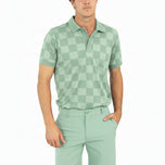 Cross Grip Golf Polo Shirt - Green Tint