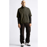 Cross Pine Windbreaker Golf Shirt - Dark Pine