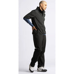 Cross Pine Windbreaker Golf Shirt - Black
