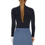 J.Lindeberg Women's Ella Compression Golf Shirt - JL Navy