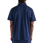 Malbon Fairway 高尔夫 Polo 衫 - 海军蓝