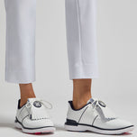 G/Fore Women's Gallivan2r Side Stripe Golf Shoes - Snow/ Twilight