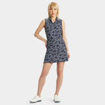 G/Fore Women's Stardust Silky Tech Nylon Sleeveless Golf Polo - Twilight