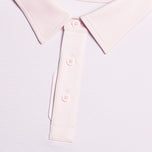 G/Fore Feeder Stripe Fine Tech Jersey Golf Polo Shirt - Blush