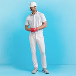 G/Fore Icon Camo Tech Jersey Golf Polo Shirt - Snow