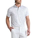G/Fore Icon Camo Tech Jersey Golf Polo Shirt - Snow