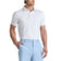 G/Fore Melange Ice Nylon Golf Polo Shirt - Snow Melange