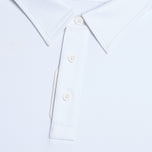 G/Fore Melange Ice Nylon Golf Polo Shirt - Snow Melange
