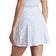 G/Fore Women's Aye Poppy Silky Tech Nylon A-Line Golf Skort - Snow