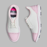 G/Fore Women's Brogue Cap Toe Kiltie Gallivan2r Golf Shoes - Snow/Blush