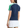 G/Fore Women's Contrast Sleeve Tech Pique Zip Golf Polo Shirt - Twilight