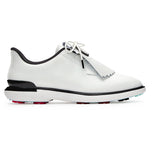 G/Fore Women's Heart Debossed Gallivan2r Kiltie Golf Shoes - Snow/Onyx
