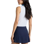 G/Fore Women's Rib Collar Tech Pique Sleeveless Golf Polo Shirt - Lisbon