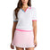 G/Fore Women's Ribbed Knit Golf Polo Shirt - Snow