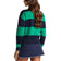 G/Fore Women's Rugby Wool Golf Sweater Polo - Twilight/Dark Clover