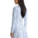 G/Fore Women's Scatter Ditzy Printed Long Sleeve Golf Polo Shirt - Snow/Twilight