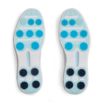 G/Fore Women's Tuxedo Stripe Stippled Gallivan2r Kiltie Golf Shoes - Snow/Daybreak