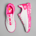 G/Fore Women's Camo Sole MG4+ Golf Shoes - Snow/Knockout Pink