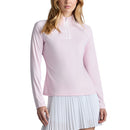 G/Fore Women&#39;s Silky Tech Nylon 1/4 Zip Golf Pullover  - Blush