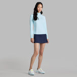 G/Fore Women's Silky Tech Nylon 1/4 Zip Golf Pullover  - Daybreak