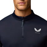 Castore Club Classic Quarter Zip Golf Pullover - Navy/White