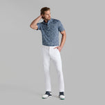 G/Fore Hydrangea Tech Jersey Golf Polo Shirt - Twilight