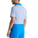 G/Fore Feeder Stripe Fine Tech Jersey Golf Polo Shirt - Lisbon Blue