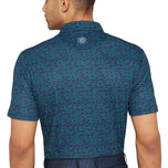 Galvin Green Marlo Breathable Golf Polo Shirt - Moonlight Blue/Navy