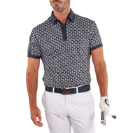 Galvin Green Maxwell Golf Shirt - Navy/Cool Grey