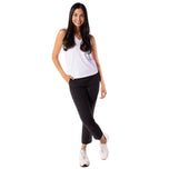Golftini Women's Stretch Ankle Golf Pants - Black/Black