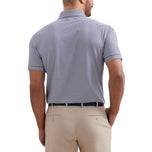 Peter Millar Hales Performance Jersey Golf Polo Shirt - Navy