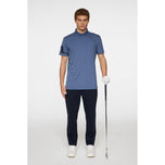 J.Lindeberg Heath Regular Fit Golf Polo Shirt - Vintage Indigo