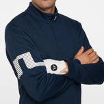 J.Lindeberg Heath Strike Golf Mid-Layer - Navy Melange