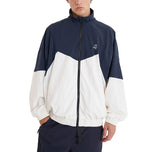 Huffer Caddie Track Golf Jacket - Navy
