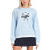 Huffer Women's Legacy Club Relax Crew Neck Pullover - Ice Blue