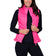 IBKUL Women's Solid Golf Vest - Hot Pink
