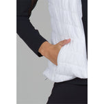 IBKUL Women's Solid Golf Vest - White