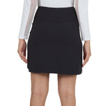 IBKUL Women's Straight 17.5" Golf Skort - Black