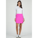 IBKUL Women's Straight 17.5" Golf Skort - Hot Pink