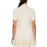 J.Lindeberg Women's Izara Golf Polo Shirt - Moonbeam