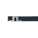 J.Lindeberg  Bridger Leather Belt - JL Navy