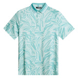 J.Lindeberg George Print Golf Polo Shirt - Scribble Stillwater