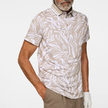 J.Lindeberg George Print Golf Polo Shirt - Scribble String