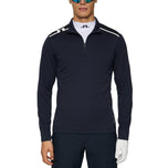 J.Lindeberg Leon Quarter Zip Mid-Layer - JL Navy