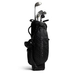 J.Lindeberg Printed Play Stand Golf Bag - Tour Geo Tonal Black