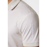 J.Lindeberg Tour Tech Printed Golf Polo Shirt - Shadow Bridge Moonbeam