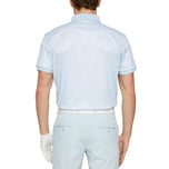 J.Lindeberg Tour Tech Printed Golf Polo Shirt - Shadow Bridge Winter Sky