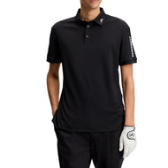 J.Lindeberg Tour Tech 常规版型高尔夫 Polo 衫 - 黑色