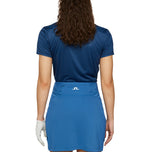J.Lindeberg Women's Caitlyn Golf Polo Shirt - Shadow Bridge Navy