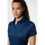 J.Lindeberg Women's Caitlyn Golf Polo Shirt - Shadow Bridge Navy
